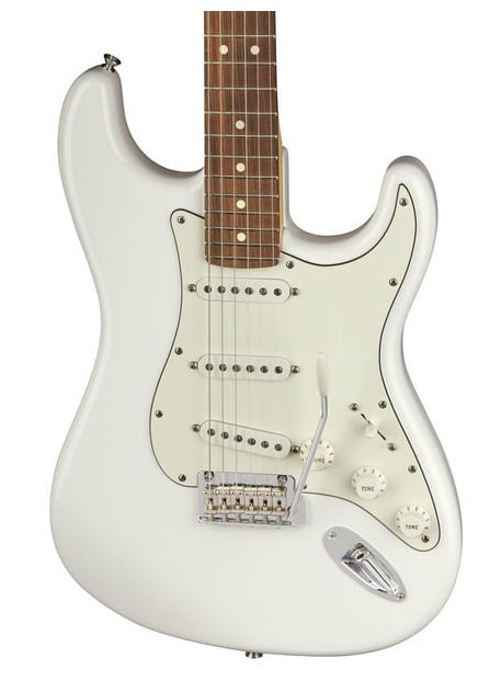 Fender Player Stratocaster PF Guitarra Eléctrica Polar White 3