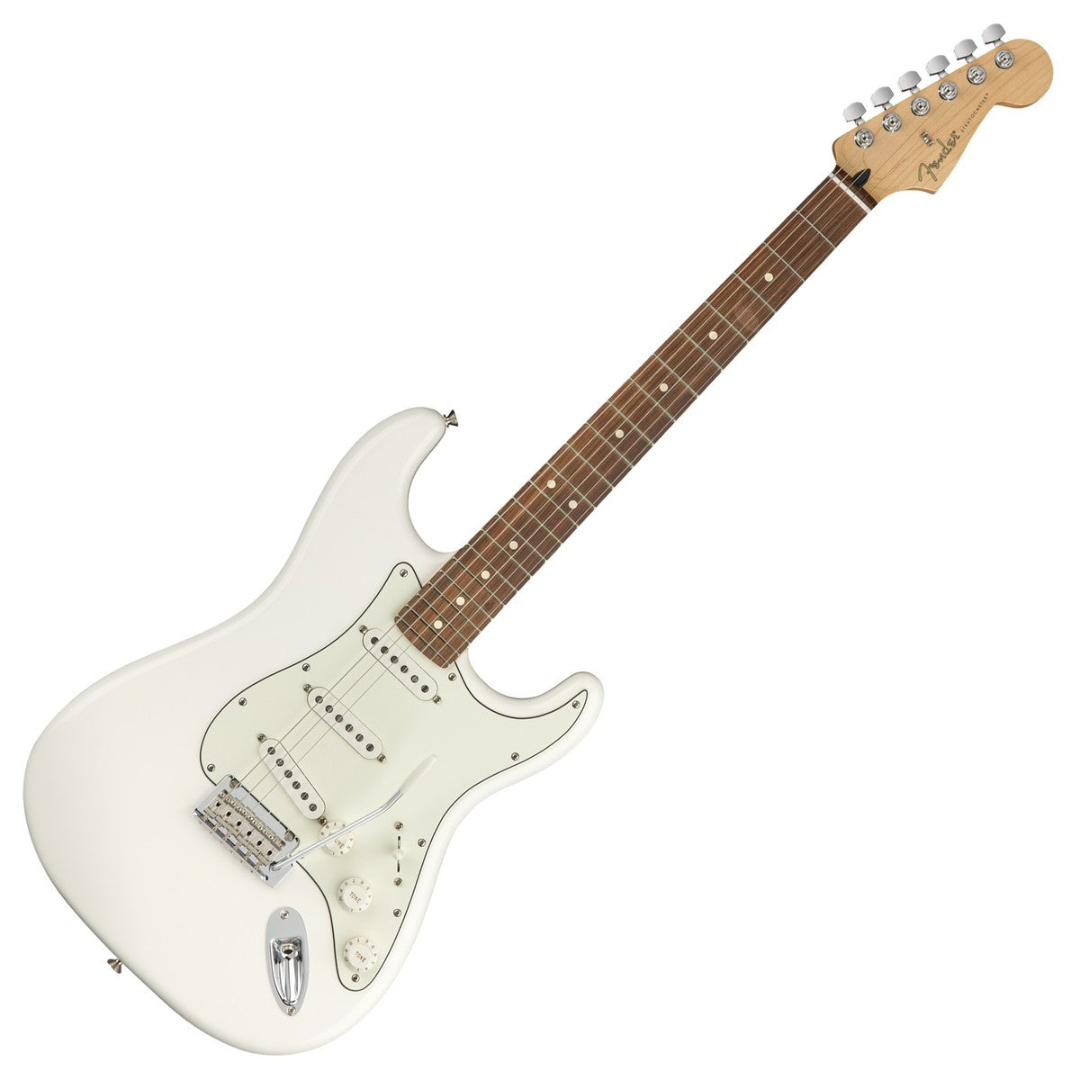 Fender Player Stratocaster PF Guitarra Eléctrica Polar White 7