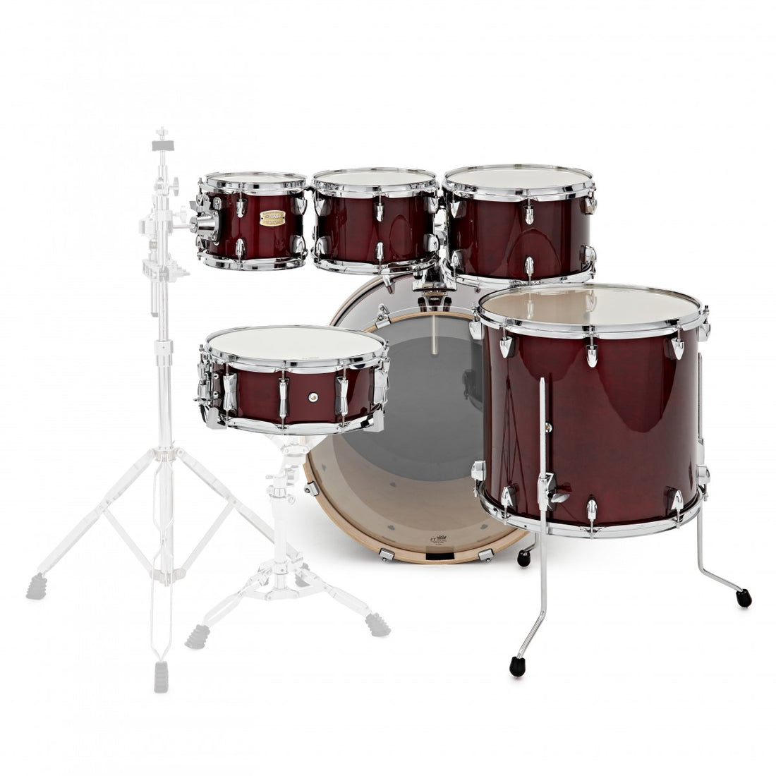 Yamaha SBP2F5 CR Stage Custom Birch Batería Acústica Cranberry Red 2