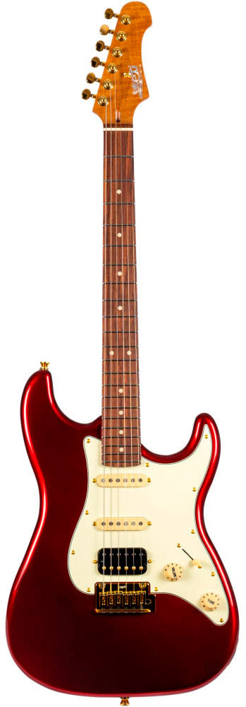 Jet Guitars JS480 WR RW Guitarra Eléctrica Wine Red 1