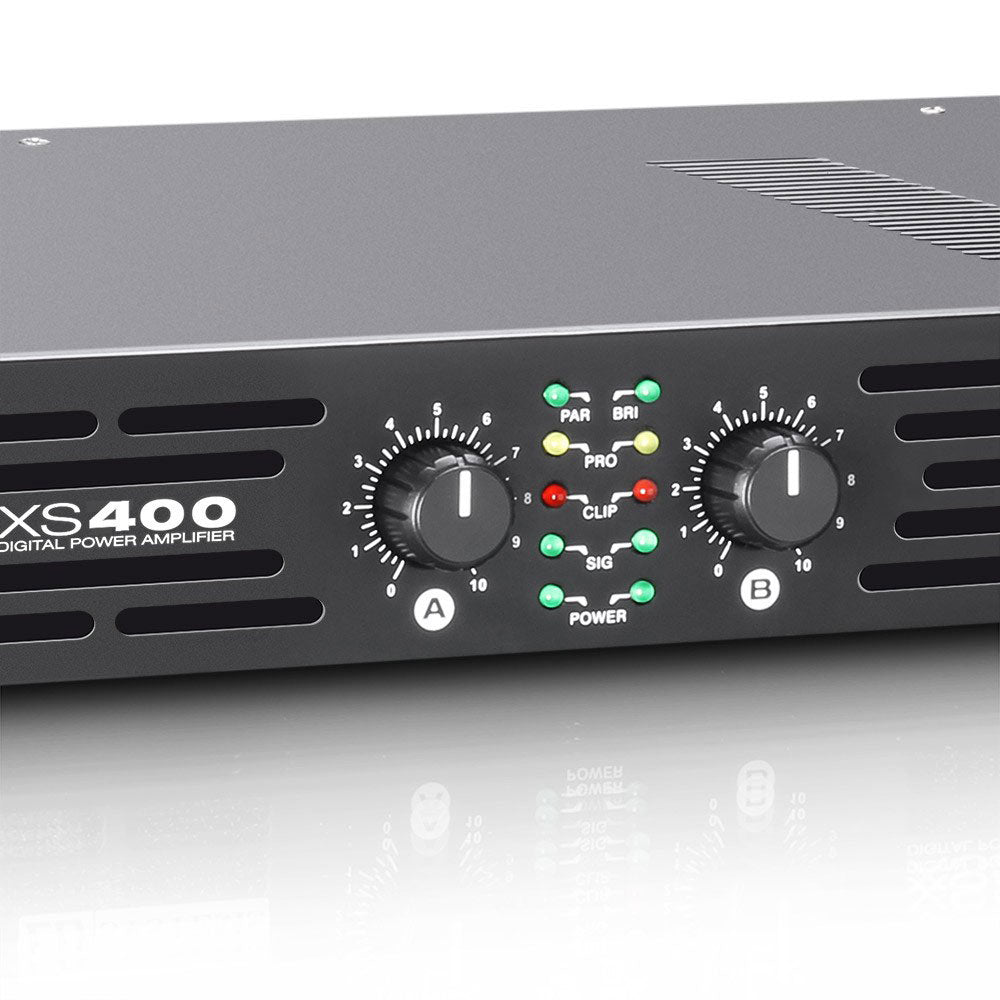 LD Systems XS 400 Amplificador de PA Clase D 2X200W 4 Ohmios 3