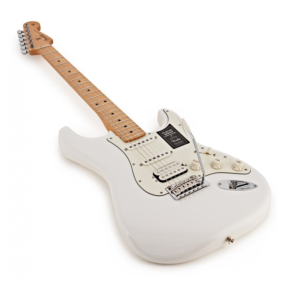 Fender Player Stratocaster HSS MN Guitarra Eléctrica Polar White 9