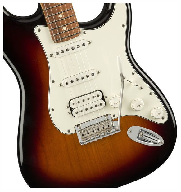 Fender Player Stratocaster HSS PF Guitarra Eléctrica 3 Colores Sunburst 4