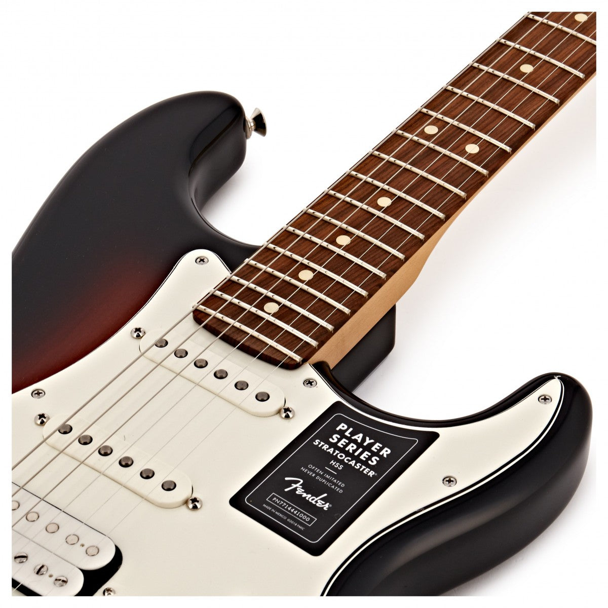 Fender Player Stratocaster HSS PF Guitarra Eléctrica 3 Colores Sunburst 11