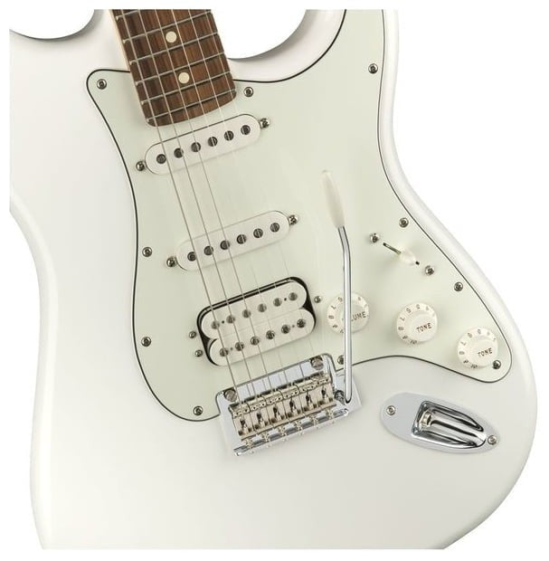 Fender Player Stratocaster HSS PF Guitarra Eléctrica Polar White 4