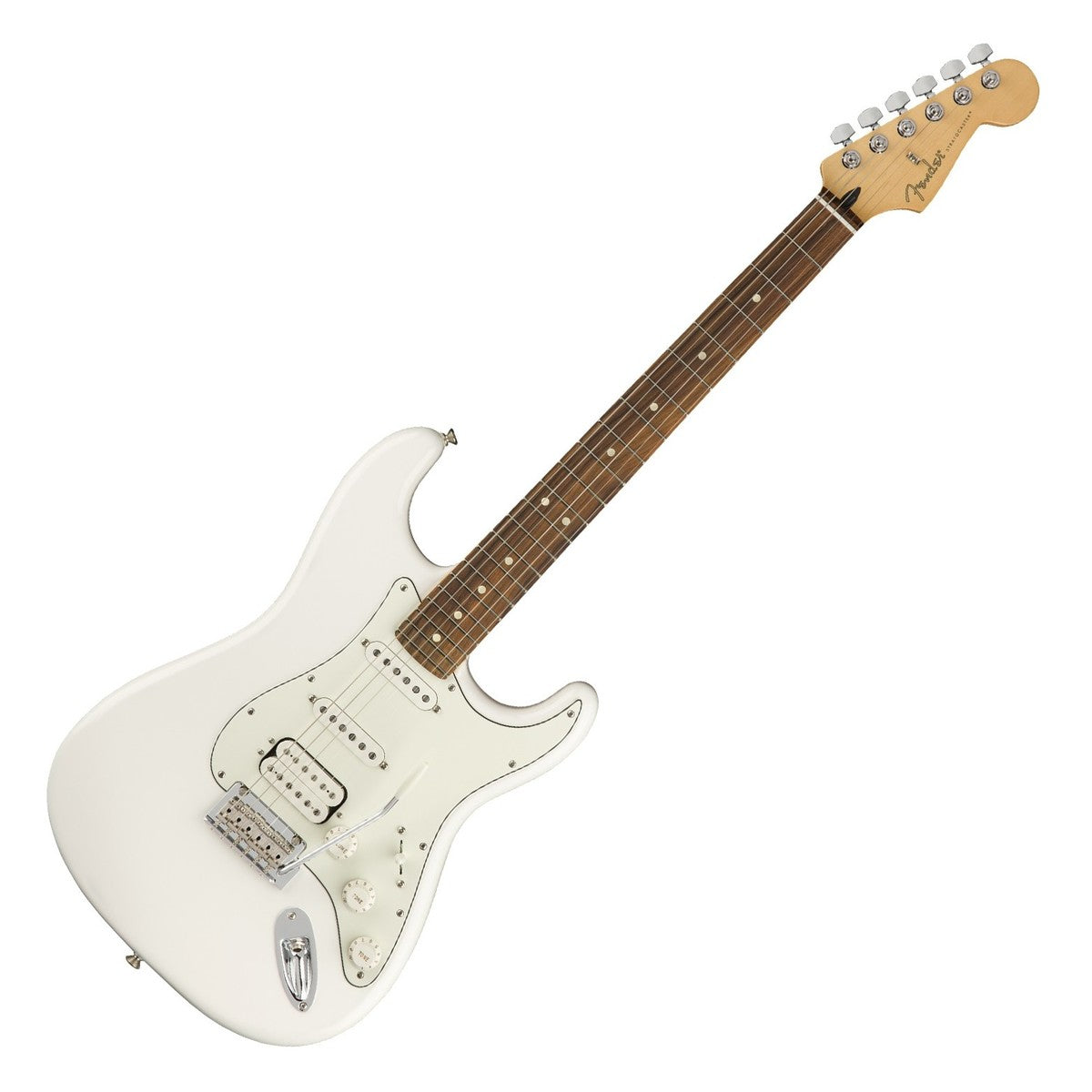 Fender Player Stratocaster HSS PF Guitarra Eléctrica Polar White 7