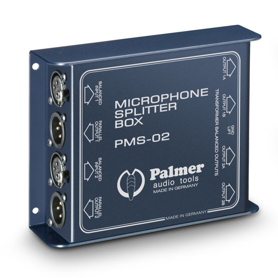 Palmer PMS02 Splitter de Micrófono de 2 Canales 1