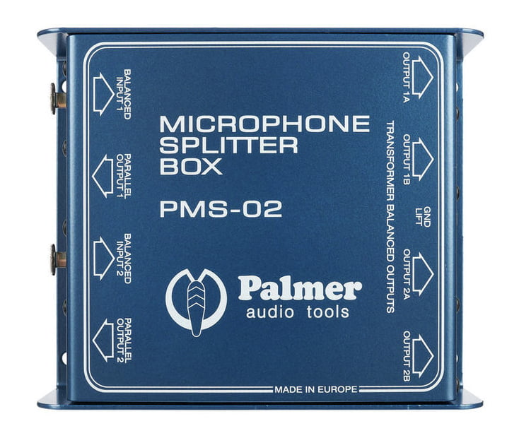 Palmer PMS02 Splitter de Micrófono de 2 Canales 6