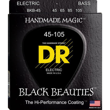 DR BKB45 Black Beauties Juego Cuerdas Bajo 045-105 1