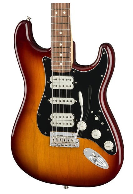 Fender Player Stratocaster HSH PF Guitarra Eléctrica Tobacco Burst 3