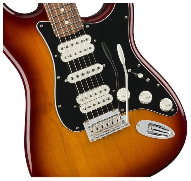 Fender Player Stratocaster HSH PF Guitarra Eléctrica Tobacco Burst 4