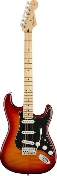 Fender Player Stratocaster Plus Top MN Guitarra Eléctrica Aged Cherry Burst 1