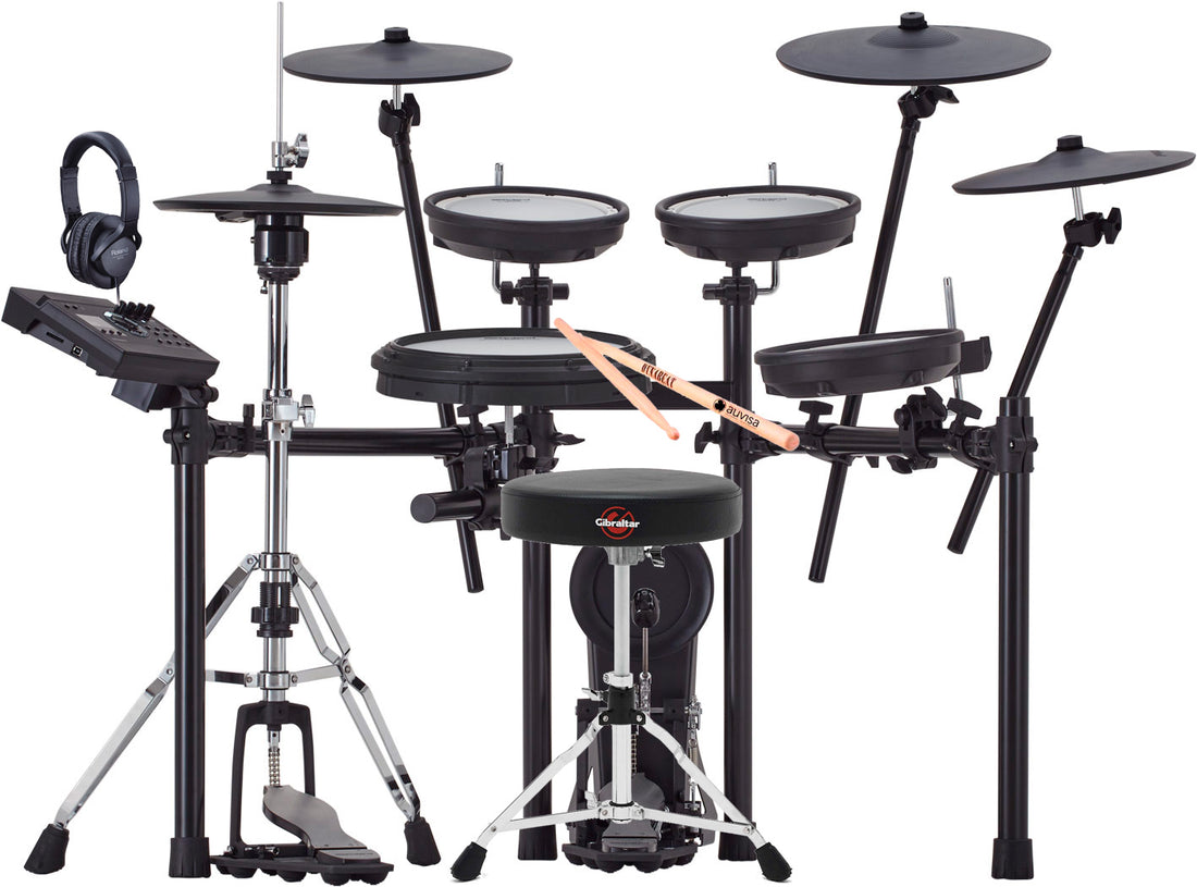 Roland -Pack- TD17KVX2 Batería Electrónica+Pedal Bombo+ Pedal Hihat+ Asiento+Auriculares y Baquetas 1