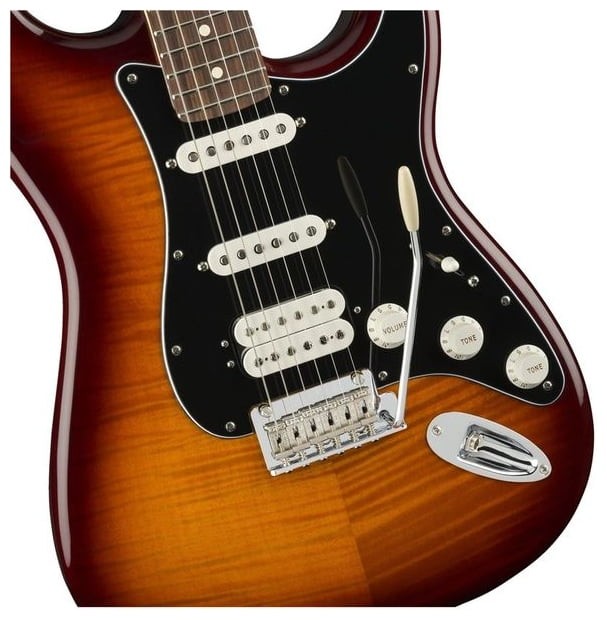 Fender Player Stratocaster HSS Plus Top PF Guitarra Eléctrica Tobacco Burst 4