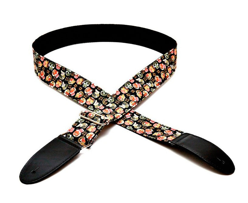 Bourbon Straps Viracocha Black Textile Correa Guitarra 1