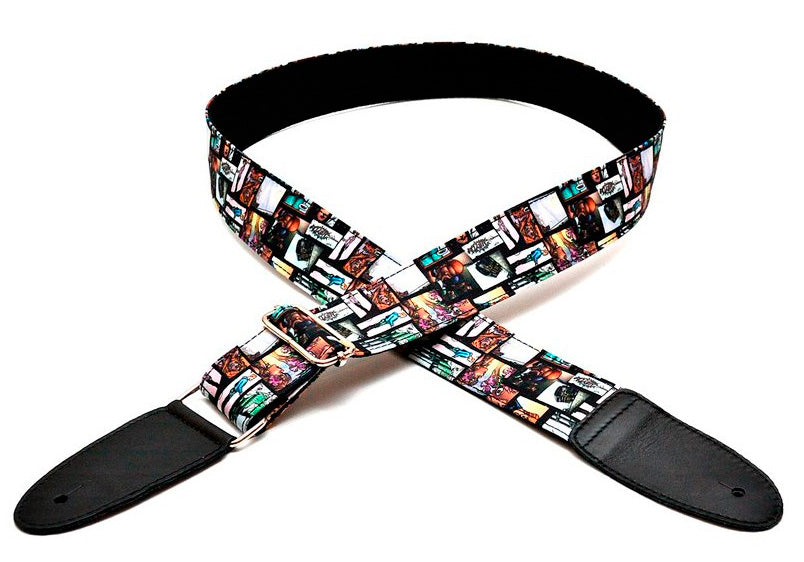 Bourbon Strap Comic Textile Correa Guitarra 1