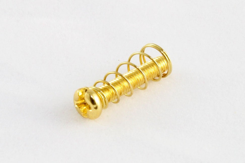 All Parts GS3324002 Metric Guitar Bridge Length Screws (6 Pieces) Gold 1