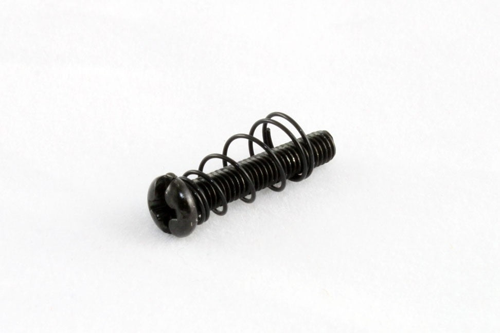 All Parts GS3324003 Metric Guitar Bridge Length Screws (6 Pieces) with Springs Black 1