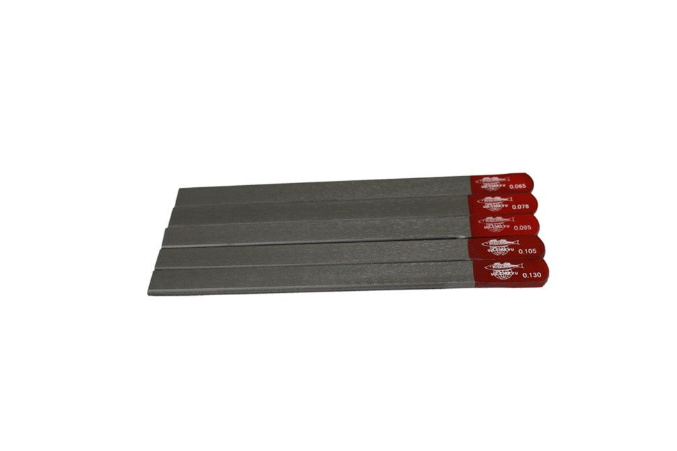 All Parts LT1021000 Bass Nut Slotting File Set (6 Pieces) 048 065 078 095 105 130 1