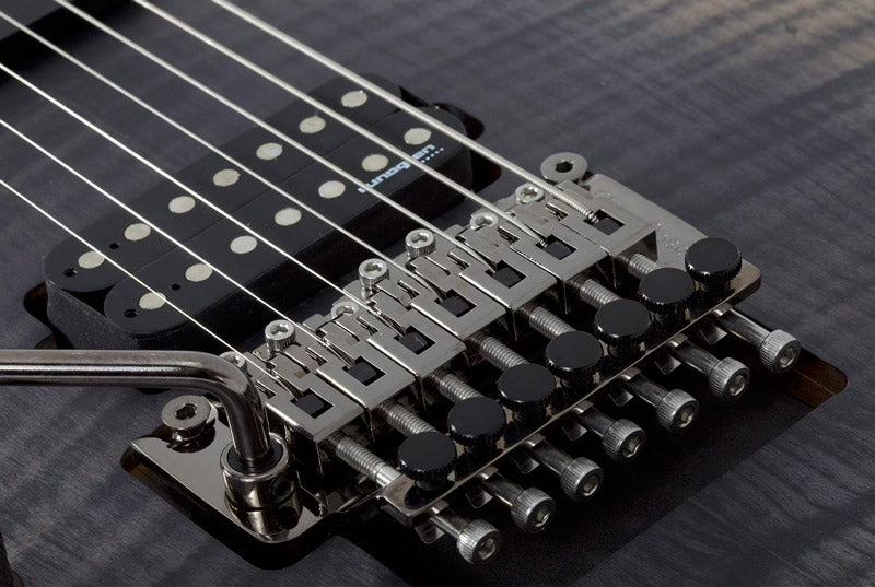 Schecter Banshee Mach-7 FR S LH FB Guitarra Eléctrica 7 Cuerdas para Zurdos Fallout Burst 3