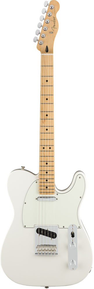 Fender Player Telecaster MN Guitarra Eléctrica Polar White. 1