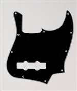 All Parts PG0755033 Pick Guard for J Bass Black 3-Ply (B/W/B) 1