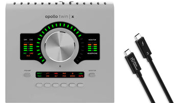 Universal Audio -Pack- Apollo Twin X Duo Gen 2 ESS Interfaz de Audio y Cable Thunderbolt 1