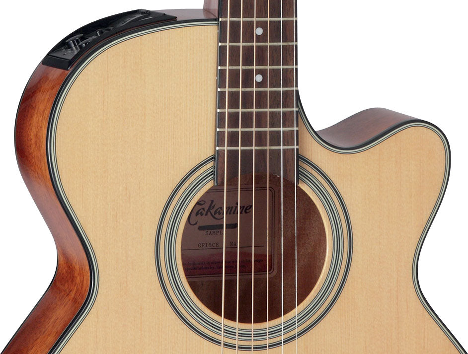 Takamine GF15CE NAT Guitarra Electroacústica Natural. 3