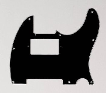 All Parts PG9562033 Pick Guard for Tele Cut for Humbucking Black 3-Ply 1