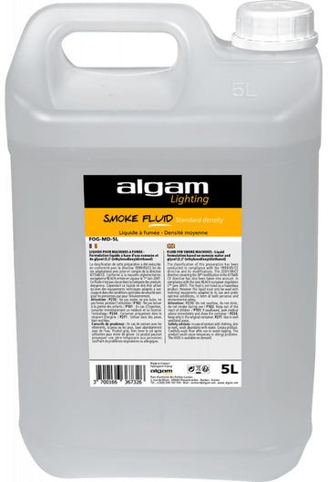 Algam Light FOGMD5L Líquido para Máquinas de Humo Densidad Media 5 Litros 1