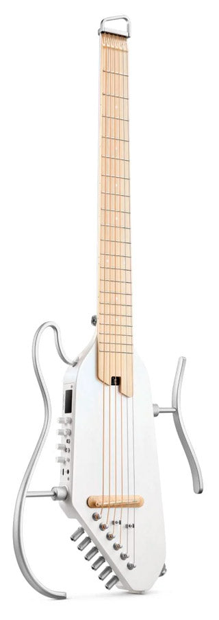 Donner Hush-I PRO WH Guitarra Electroacústica Blanca 1