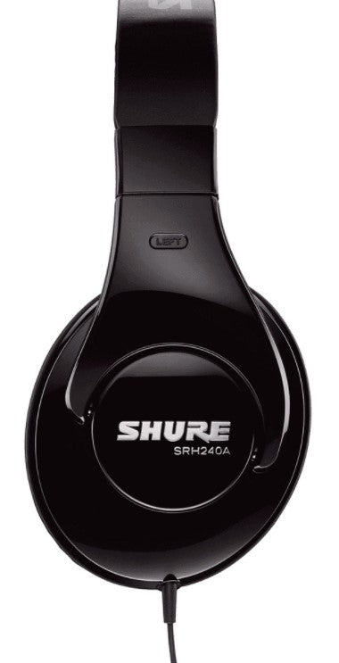 Shure SRH240A-Bk-EFS Auriculares Cerrados Profesionales Estéreo 8