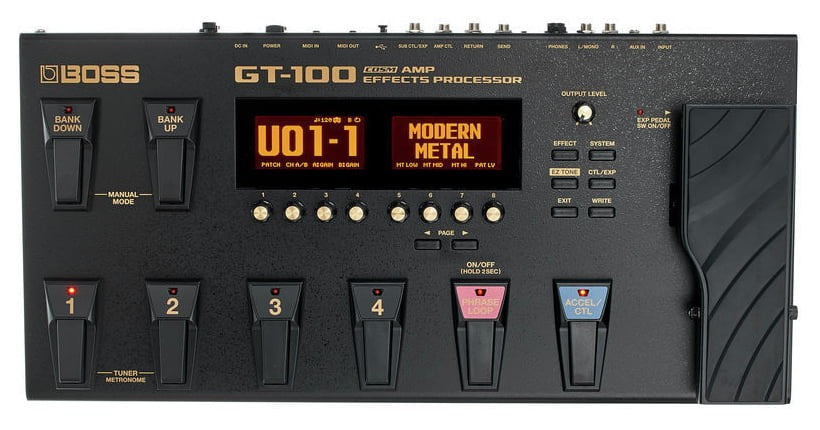 Boss GT-100 Pedalera Multiefectos Guitarra 1