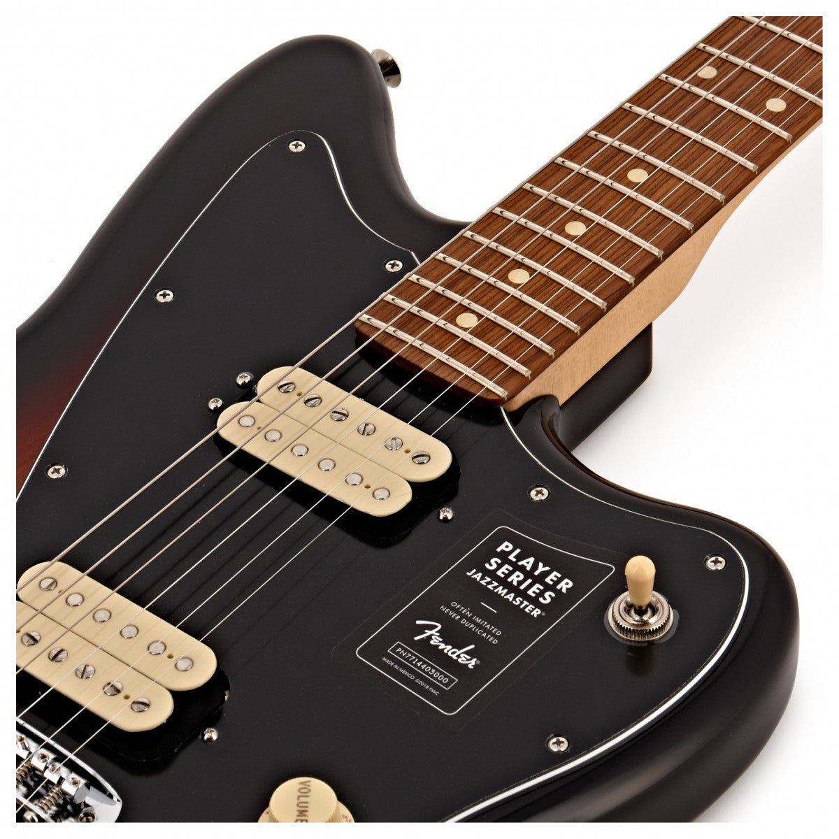 Fender Player Jazzmaster PF Guitarra Eléctrica 3 Colores Sunburst 11