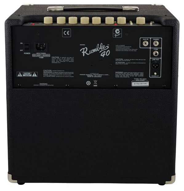 Fender Rumble 40 Combo Amplificador Bajo 4