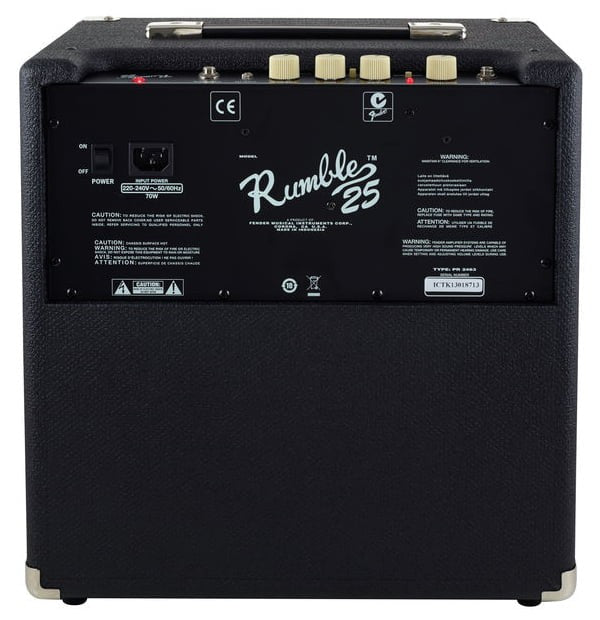 Fender Rumble 25 Combo Amplificador Bajo 4