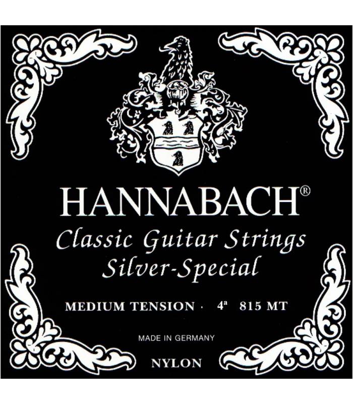 Hannabach 8154MT Black 4ª Cuerda Guitarra Española 1