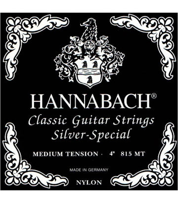 Hannabach 8154MT Black 4ª Cuerda Guitarra Española 1