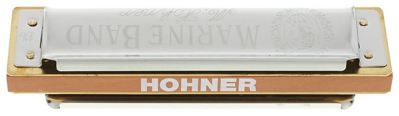 Hohner 1896/20 BB Armónica Blues Nota Si Bemol 20 Voces Marine Band 3