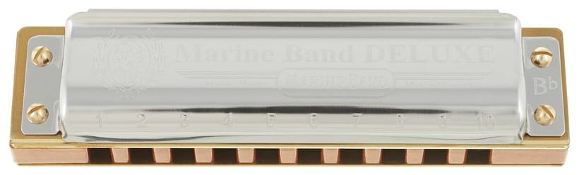 Hohner 2005/20 BB Armónica Blues Nota Si Bemol 20 Voces Marine Band Deluxe 2