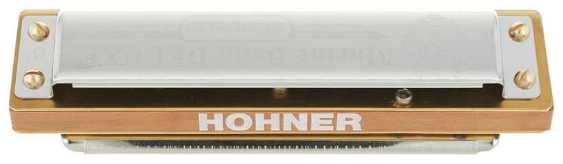 Hohner 2005/20 BB Armónica Blues Nota Si Bemol 20 Voces Marine Band Deluxe 3