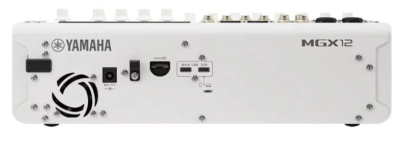 Yamaha MGX12W Mesa de Mezclas 12 Canales Blanca 5