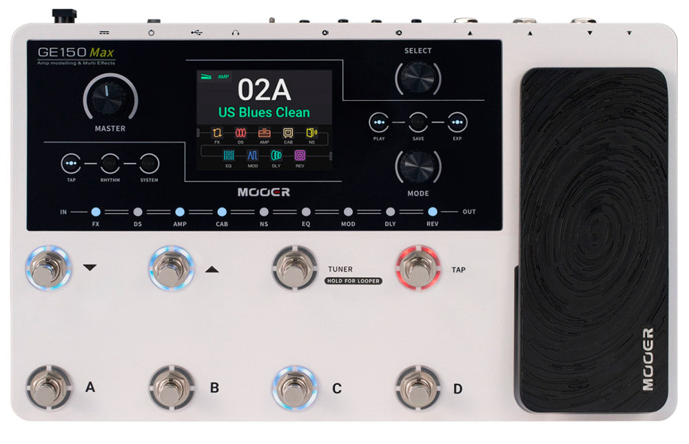 Mooer GE150 Max Pedalera Multiefectos 1