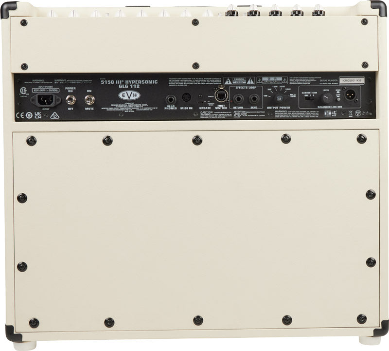 EVH 5150III Hypersonic 6L6 1X12 IV Amplificador Guitarra Marfil 2