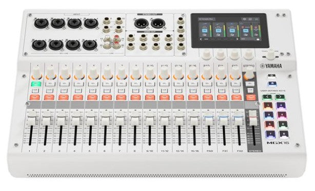 Yamaha MGX16W Mesa de Mezclas 16 Canales Blanca 3