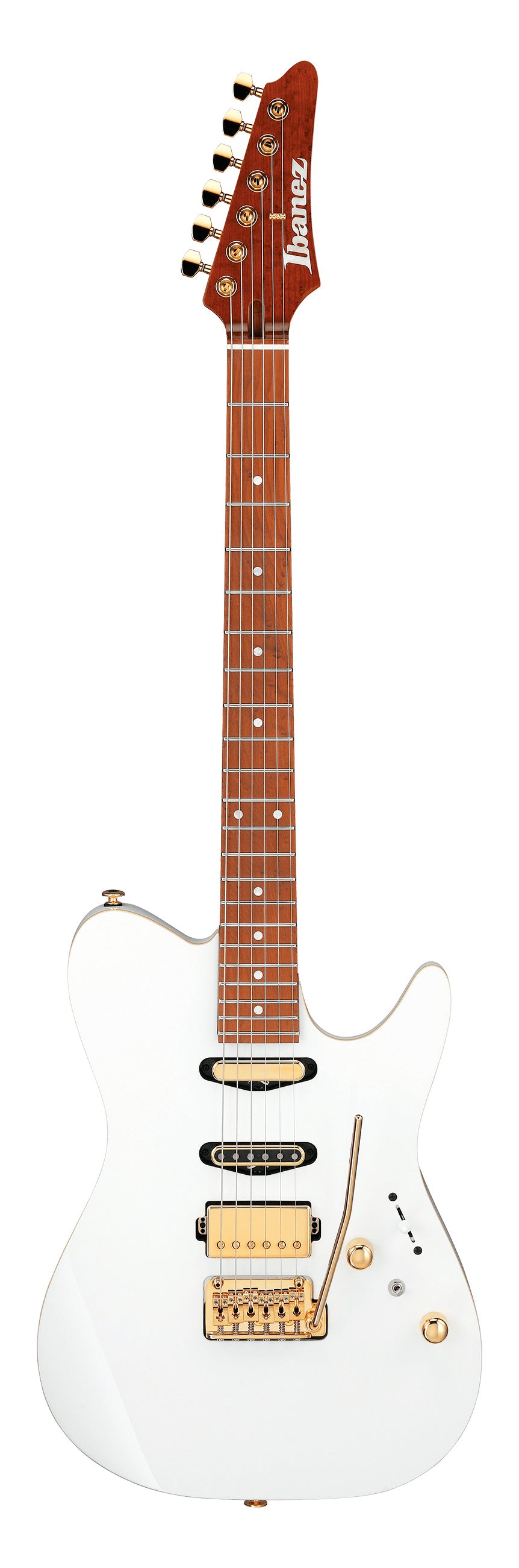 Ibanez LB1 WH Lari Basilio Guitarra Eléctrica Blanca 1