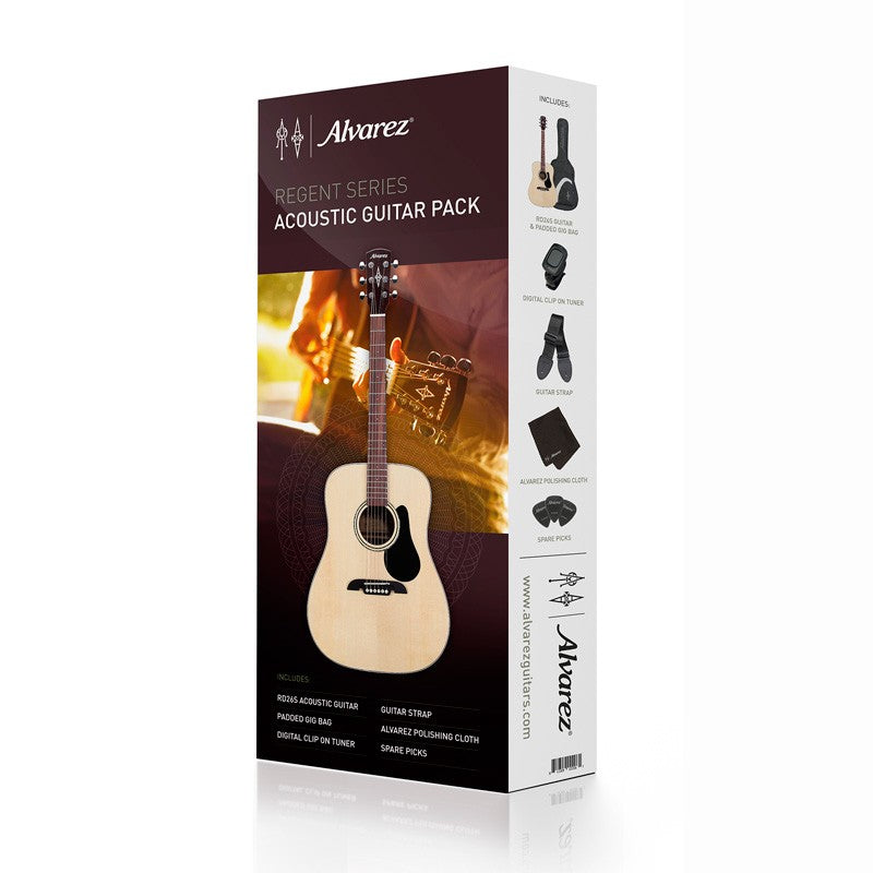 Alvarez RD26S-AGP Starter Pack Guitarra Acústica Dreadnought 10