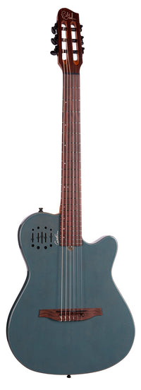 Godin Multiac Mundial ABL Guitarra Española Electrificada Arctik Blue 3