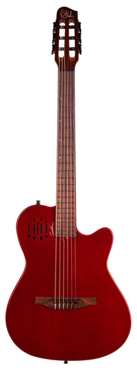 Godin Multiac Mundial ARD Guitarra Española Electrificada Aztek Red 1