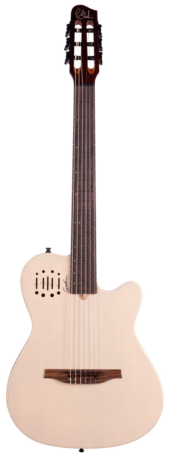 Godin Multiac Mundial OCR Guitarra Española Electrificada Ozark Cream 1